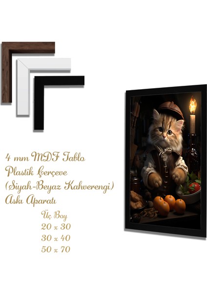 Ahşap Tablolar- Yapay Zeka ile Oluşturulmuş Görseller Uv Baskı-Mdf Tablo /5633