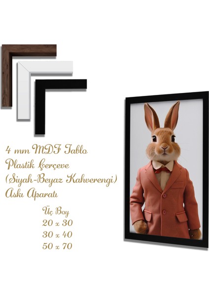 Ahşap Tablolar- Yapay Zeka ile Oluşturulmuş Görseller Uv Baskı-Mdf Tablo /76