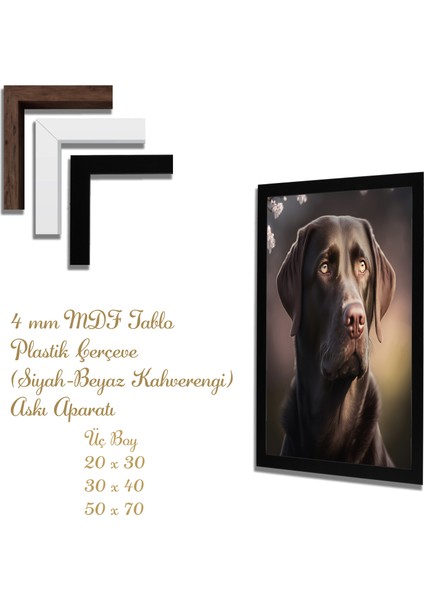 Ahşap Tablolar- Yapay Zeka ile Oluşturulmuş Görseller Uv Baskı-Mdf Tablo /5973