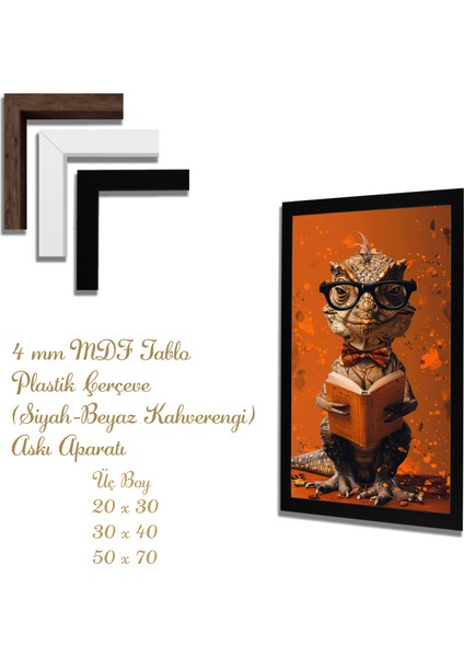 Ahşap Tablolar- Yapay Zeka ile Oluşturulmuş Görseller Uv Baskı-Mdf Tablo /5689