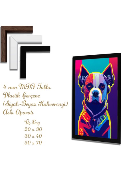 Ahşap Tablolar- Yapay Zeka ile Oluşturulmuş Görseller Uv Baskı-Mdf Tablo /5902
