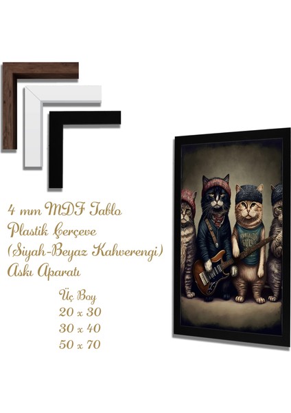 Ahşap Tablolar- Yapay Zeka ile Oluşturulmuş Görseller Uv Baskı-Mdf Tablo /5942