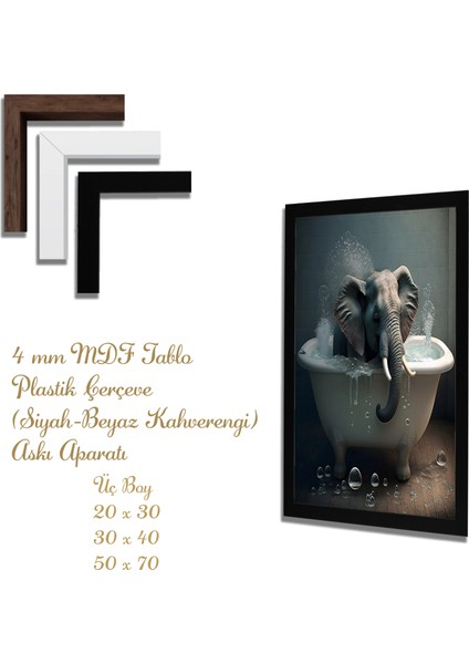 Ahşap Tablolar- Yapay Zeka ile Oluşturulmuş Görseller Uv Baskı-Mdf Tablo /5980