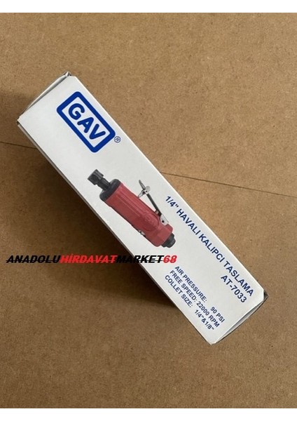 Havalı Gravür Matkap Havalı Kalıpçı Taşlama Vızvız 1/4 Pro
