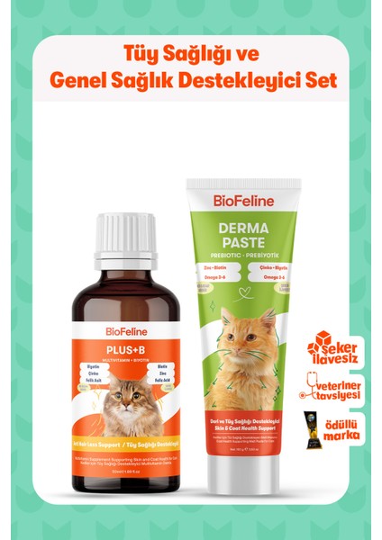 Derma Paste & Plus+B For Cats