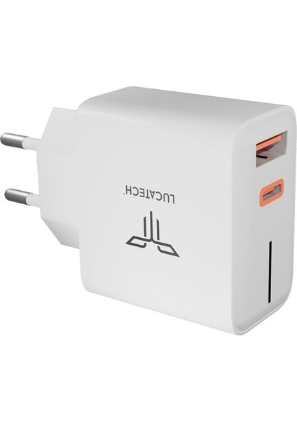 Samsung A30 / A31 / A32 / S20 / S21 / S22 / M21 / M31 / M62 Uyumlu 45W Şarj Adaptörü USB Pd Çift giriş