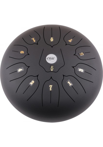 Steel Tongue Drum (Siyah)