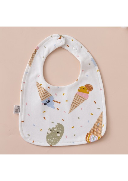 U Şeklinde Önlük Su Geçirmez Salya Akan Havlu Pamuk Tükürük Önleyici Süt Su Yeme Önlüğü Havlu (Yurt Dışından)