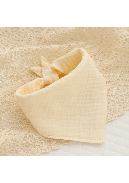 Dört Katmanlı Düz Üçgen Havlu Tipi Gazlı Bez Salya Akıtma Havlu Önlükleri (Yurt Dışından)