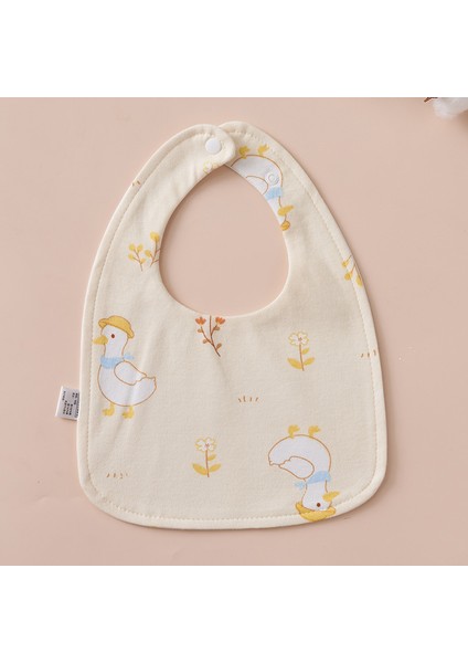 U Şeklinde Önlük Su Geçirmez Salya Akan Havlu Pamuk Tükürük Önleyici Süt Su Yeme Önlüğü Havlu (Yurt Dışından)