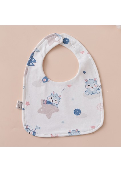 U Şeklinde Önlük Su Geçirmez Salya Akan Havlu Pamuk Tükürük Önleyici Süt Su Yeme Önlüğü Havlu (Yurt Dışından)