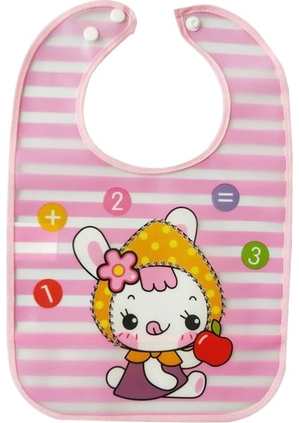 Toddler Drool Havlu Önlüğü Karikatür Besleme Cebi Taşınabilir Yıkanmaz Eva Önlükler (Yurt Dışından)