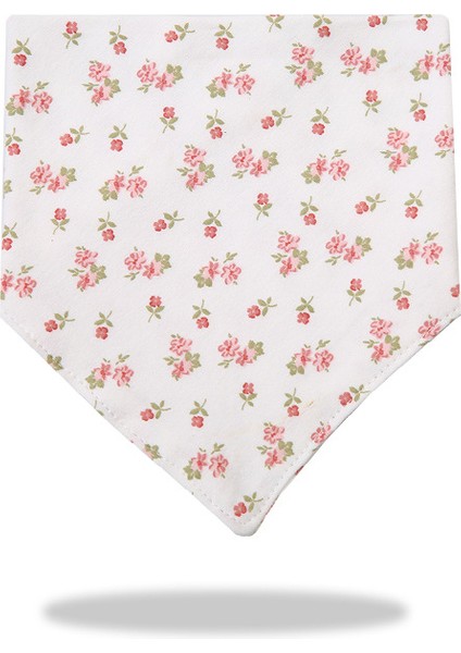 Üçgen Havlu Salya Havlu Pamuk Baskılı Karikatür Çift Katmanlı Önlük Cepli Eşarp (Yurt Dışından)