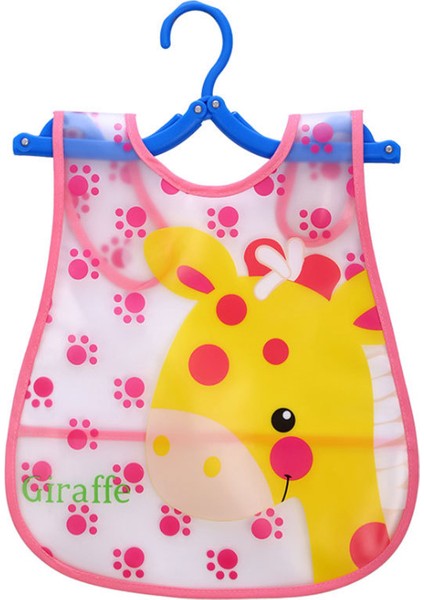 Üç Boyutlu Su Geçirmez Önlük Salya Akan Havlu Yemek Cebi Eva Yemek Kıyafetleri Velcro Önlükler (Yurt Dışından)