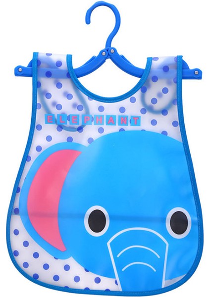 Üç Boyutlu Su Geçirmez Önlük Salya Akan Havlu Yemek Cebi Eva Yemek Kıyafetleri Velcro Önlükler (Yurt Dışından)