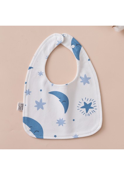 U Şeklinde Önlük Su Geçirmez Salya Akan Havlu Pamuk Tükürük Önleyici Süt Su Yeme Önlüğü Havlu (Yurt Dışından)