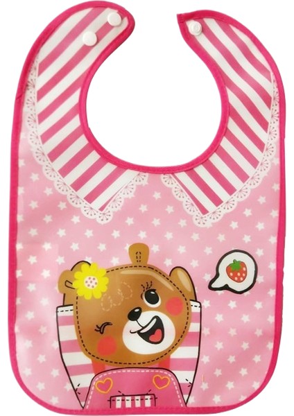 Toddler Drool Havlu Önlüğü Karikatür Besleme Cebi Taşınabilir Yıkanmaz Eva Önlükler (Yurt Dışından)