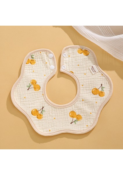 Salya Akıtan Havlu Krep Su Geçirmez Bir Sınıf Petal Önlük Pamuk Sonbahar Yeme Karikatür Önlükler (Yurt Dışından)