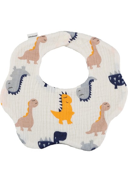 Petal Bib Drool Bib Drool Towela A Sınıfı Pamuk Altı Katlı Gazlı Bez Önlükler (Yurt Dışından)