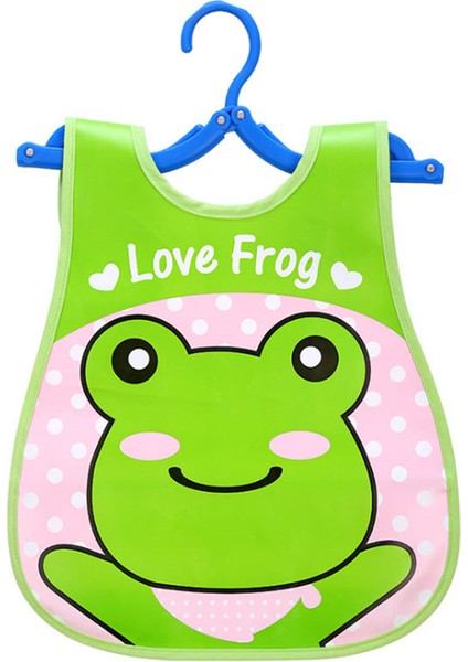 Üç Boyutlu Su Geçirmez Önlük Salya Akan Havlu Yemek Cebi Eva Yemek Kıyafetleri Velcro Önlükler (Yurt Dışından)