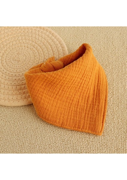 Dört Katmanlı Düz Üçgen Havlu Tipi Gazlı Bez Salya Akıtma Havlu Önlükleri (Yurt Dışından)