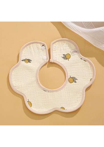 Salya Akıtan Havlu Krep Su Geçirmez Bir Sınıf Petal Önlük Pamuk Sonbahar Yeme Karikatür Önlükler (Yurt Dışından)