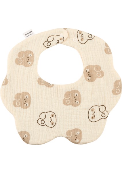 Petal Bib Drool Bib Drool Towela A Sınıfı Pamuk Altı Katlı Gazlı Bez Önlükler (Yurt Dışından)