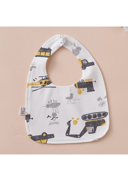 U Şeklinde Önlük Su Geçirmez Salya Akan Havlu Pamuk Tükürük Önleyici Süt Su Yeme Önlüğü Havlu (Yurt Dışından)