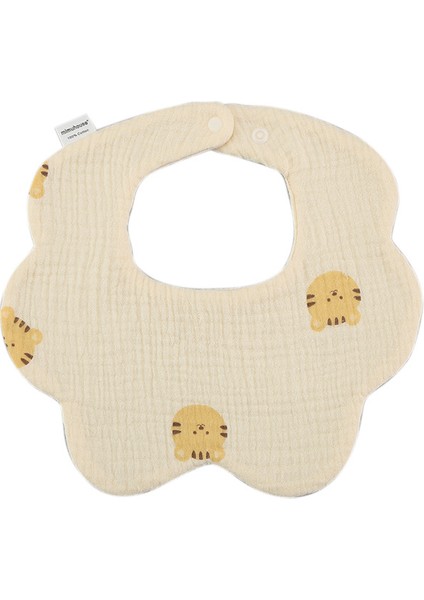 Petal Bib Drool Bib Drool Towela A Sınıfı Pamuk Altı Katlı Gazlı Bez Önlükler (Yurt Dışından)