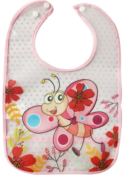 Toddler Drool Havlu Önlüğü Karikatür Besleme Cebi Taşınabilir Yıkanmaz Eva Önlükler (Yurt Dışından)