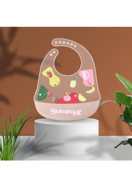 Gıda Sınıfı Silikon Önlük Pirinç Önlüğü Tamamlayıcı Gıda Malzemeleri Yemek Su Geçirmez Salya Akan Havlu Önlükler (Yurt Dışından)