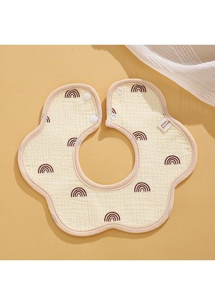 Salya Akıtan Havlu Krep Su Geçirmez Bir Sınıf Petal Önlük Pamuk Sonbahar Yeme Karikatür Önlükler (Yurt Dışından)