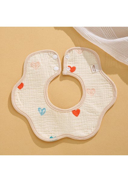 Salya Akıtan Havlu Krep Su Geçirmez Bir Sınıf Petal Önlük Pamuk Sonbahar Yeme Karikatür Önlükler (Yurt Dışından)