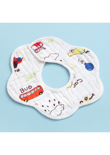 Salya Akıtan Havlu Pamuk Önlükler Altı Katlı Gazlı Bez Petal Önlükler (Yurt Dışından)