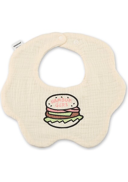 Petal Bib Drool Bib Drool Towela A Sınıfı Pamuk Altı Katlı Gazlı Bez Önlükler (Yurt Dışından)