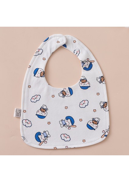 U Şeklinde Önlük Su Geçirmez Salya Akan Havlu Pamuk Tükürük Önleyici Süt Su Yeme Önlüğü Havlu (Yurt Dışından)