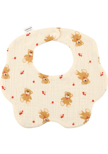 Petal Bib Drool Bib Drool Towela A Sınıfı Pamuk Altı Katlı Gazlı Bez Önlükler (Yurt Dışından)