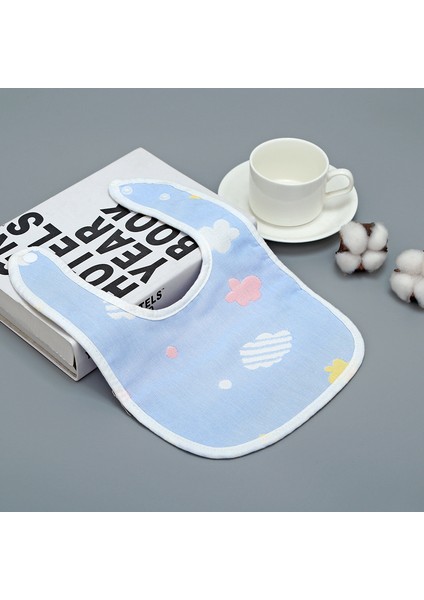 Salya Akıtan Havlu Pamuk Önlükler Altı Katlı Gazlı Bez Petal Önlükler (Yurt Dışından)