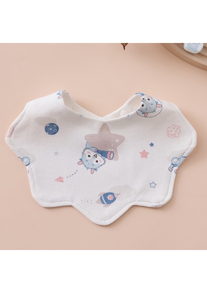 Önlük Salya Havlu Yeme Önlüğü Pamuk Su Geçirmez Tükürük Kalınlaştırılmış ve Genişletilmiş Pirinç Cebi (Yurt Dışından)