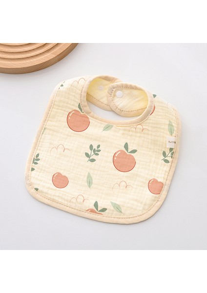 Önlük A Tipi Pamuklu Gazlı Bez Önlük Yumuşak Altı Katlı Gazlı Bez Salya Havlusu (Yurt Dışından)