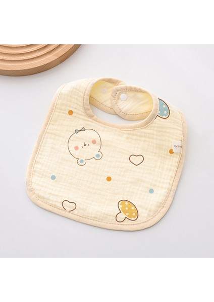 Önlük A Tipi Pamuklu Gazlı Bez Önlük Yumuşak Altı Katlı Gazlı Bez Salya Havlusu (Yurt Dışından)