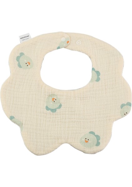 Petal Bib Drool Bib Drool Towela A Sınıfı Pamuk Altı Katlı Gazlı Bez Önlükler (Yurt Dışından)