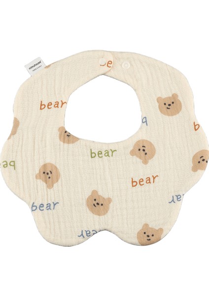 Petal Bib Drool Bib Drool Towela A Sınıfı Pamuk Altı Katlı Gazlı Bez Önlükler (Yurt Dışından)