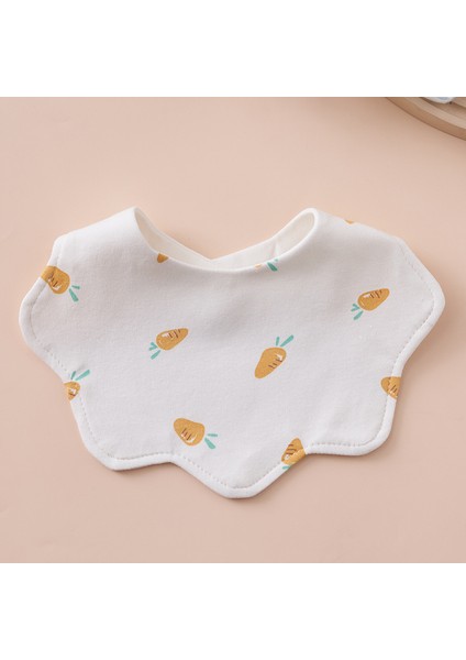 Önlük Salya Havlu Yeme Önlüğü Pamuk Su Geçirmez Tükürük Kalınlaştırılmış ve Genişletilmiş Pirinç Cebi (Yurt Dışından)