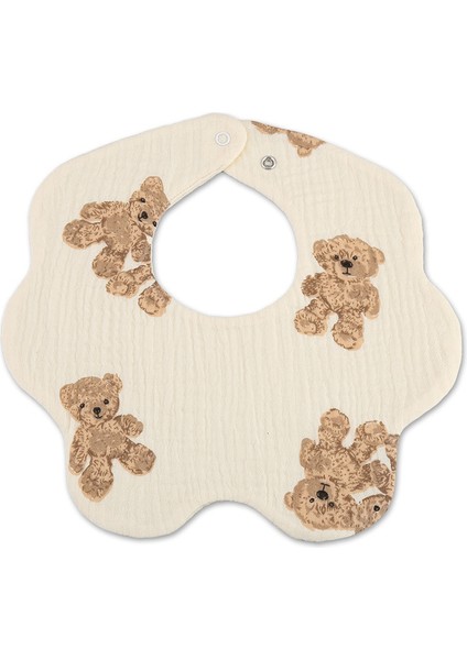 Petal Bib Drool Bib Drool Towela A Sınıfı Pamuk Altı Katlı Gazlı Bez Önlükler (Yurt Dışından)