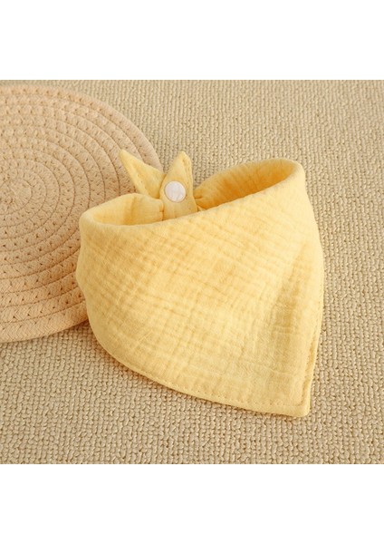 Dört Katmanlı Düz Üçgen Havlu Tipi Gazlı Bez Salya Akıtma Havlu Önlükleri (Yurt Dışından)