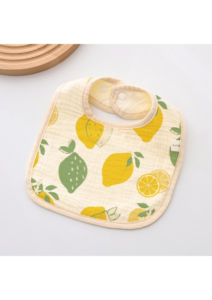 Önlük A Tipi Pamuklu Gazlı Bez Önlük Yumuşak Altı Katlı Gazlı Bez Salya Havlusu (Yurt Dışından)