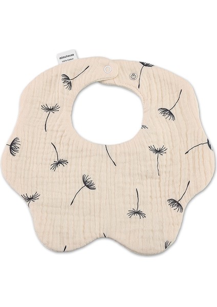 Petal Bib Drool Bib Drool Towela A Sınıfı Pamuk Altı Katlı Gazlı Bez Önlükler (Yurt Dışından)