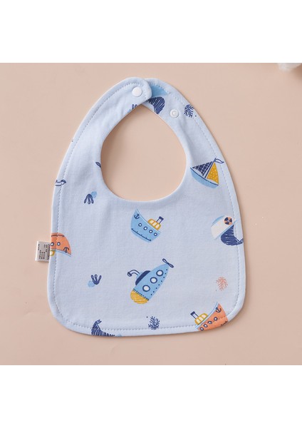 U Şeklinde Önlük Su Geçirmez Salya Akan Havlu Pamuk Tükürük Önleyici Süt Su Yeme Önlüğü Havlu (Yurt Dışından)