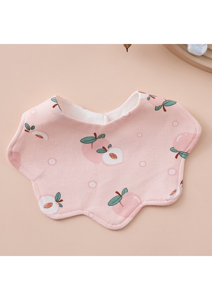 Önlük Salya Havlu Yeme Önlüğü Pamuk Su Geçirmez Tükürük Kalınlaştırılmış ve Genişletilmiş Pirinç Cebi (Yurt Dışından)